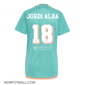 Billige Fotballdrakt Inter Miami Jordi Alba #18 Replika Tredjedrakt Dame 2024-25 Kortermet